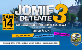 JOMIF DETENTE 3ème EDITION, TOUS A BLASSIKEWA